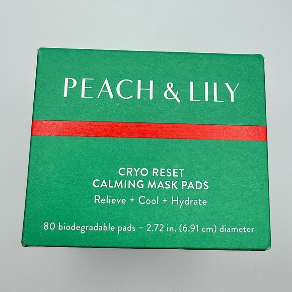 Peach & Lily Other - Peach & Lily Cryo Reset Calming Mask Pads 80ct biodegradable pads Full Size